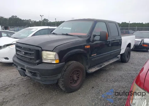 2003 Ford F-250 Lariat/Xl/Xlt из США, поврежденный, VIN 1FTNW21P93EB72496